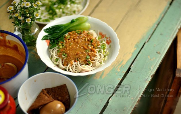 Chinese peanut butter noodles