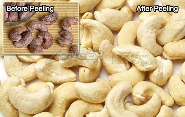 Peeling Machine for Cashew Nuts