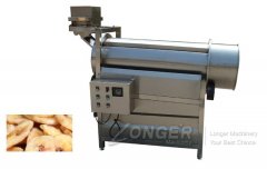 Single-Drum Flavoring Machine/Drum seasoning machine/drum coating and seasoning machine for snack food 