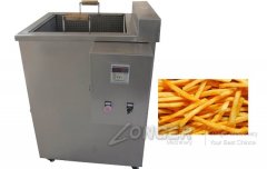 Small Manual Model Water-Oil Mix Peanut Deep Fryer Machine