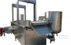 Stainelss Steel Gas/Electric Heating Continuous Peanut Fryer Machine