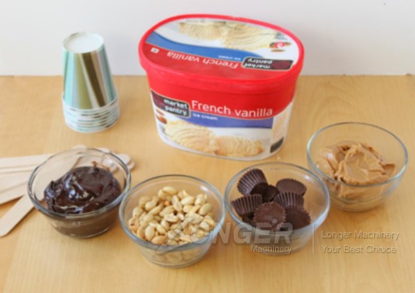 Layered Peanut Butter Brittle Ice Cream Pops Layered Peanut Butter Brittle Ice Cream Pops